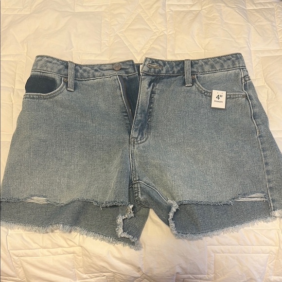 Light Wash Denim Shorts - Picture 1 of 4